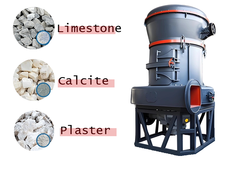 MDW European Type Grinding Mill for Limestone, Calcite and Plaster Processing